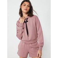 Aytee7 Premium Hoodie Co-Ord - Mauve