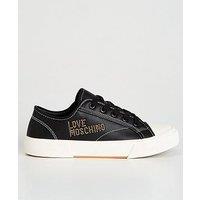 Love Moschino Stud Logo Trainers - Black