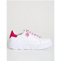 Love Moschino Chunky Heart Sole Trainers - White