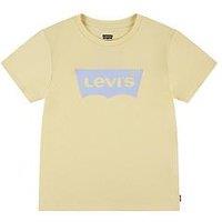 Levi'S Girls Short Sleeve Batwing T-Shirt - Yellow