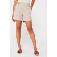 Jdy Linen Shorts - Grey