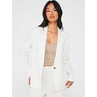 Jdy Structured Blazer - Off White