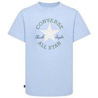 Converse Junior Boys Core Short Sleeve T-Shirt - Blue