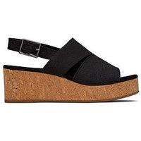 Toms Claudine Black Sandal - Black