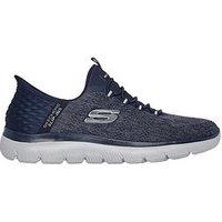Skechers Summits Key Pace Slip-Ins Trainers - Navy