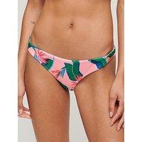 Superdry Tropical Cheeky Bikini Briefs - Pink