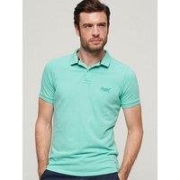 Superdry Destroyed Polo Shirt - Teal