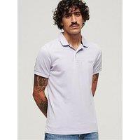 Superdry Destroyed Polo Shirt - Purple
