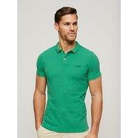 Superdry Destroyed Polo Shirt - Bright Green