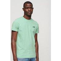 Superdry Essential Logo Embroidered T-Shirt - Light Green