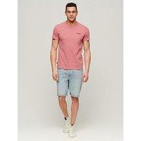 Superdry Essential Logo Embroidered T-Shirt - Pink