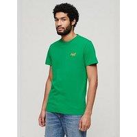 Superdry Essential Logo Embroidered T-Shirt - Green