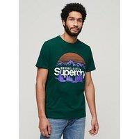 Superdry Great Outdoors Graphic T-Shirt - Dark Green