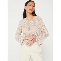 Only Knitted Top - Beige
