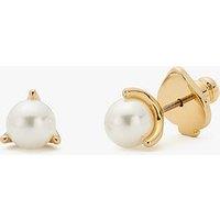 Kate Spade New York Mini Trio Prong Studs - Cream/Gld
