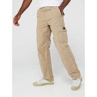 Superdry Baggy Cargo Trousers - Beige