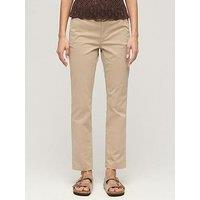 Superdry Mid Rise Chino - Brown