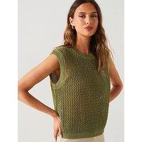 Only Glitter Knitted Top - Green