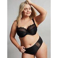 Sculptresse Scupltresse Esme Deep Brief Black Animal