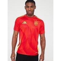 Adidas Mens Spain Home Replica Shirt -Red