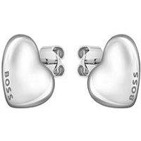Boss Ladies Honey Stainless Steel Heart Earrings