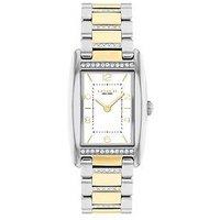 Coach Ladies Reese Stainless Steel And Gold Ip Bracelet Watch