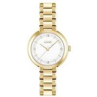 Boss Ladies Sena Light Yellow Gold Ip Bracelet Watch