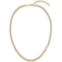 Boss Ladies Kassy Light Gold Ip Necklace