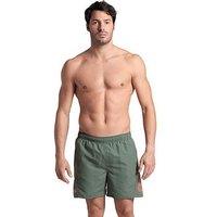 Arena Men'S Fundamentals Logo Swimshort-Green/Red