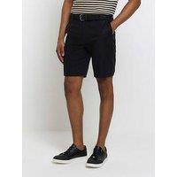 River Island Core Decal Chino Shorts Slim Fit