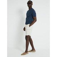 River Island Zippy Shorts - Natural