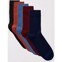 Everyday 5 Pack Ribbed Socks - Multi