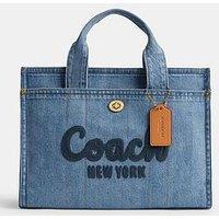Coach Denim Cargo Tote Bag - Blue