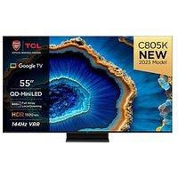 Tcl 55C805K, 55 Inch, Qd-Mini Led, 4K, Smart Google Tv