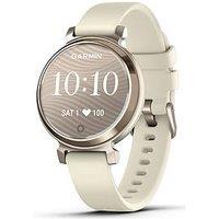 Garmin Lily 2 - Cream Gold Case With Coconut Silicone Band