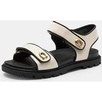Coach Brynn Canvas Sandal