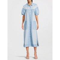 Free People On The Road Midi Dress - Blue