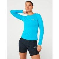 Ronhill Womens Core Long Sleeve Running Tee -Blue/White