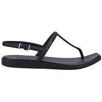 Crocs Miami Thong Flat Sandal - Black