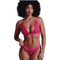 Lemonade Lace Bralette - Neon Pink