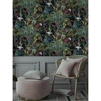 Holden Decor Jungle Paradise Wallpaper In Black