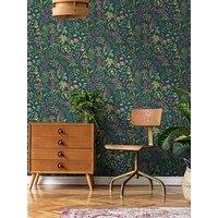 Holden Decor Floral Sprig Wallpaper - Teal