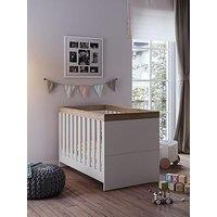 Little Acorns Burlington Cot Bed - Cashmere & Truffle Oak