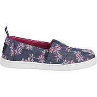 Toms Navy Alpargata Slip-On Espadrille