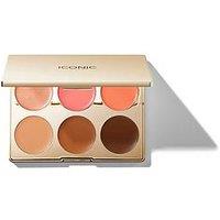 Iconic London Multi-Use Cream Blush, Bronze And Highlight Palette