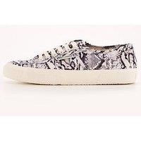 Superga 2750 Print White Avorio - Navy Snake