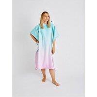 Catherine Lansfield Ombre Adult Beach Poncho Towel