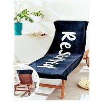Catherine Lansfield Reserved Cotton Beach Towel