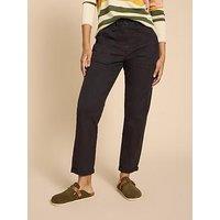 White Stuff Twister Chino Trouser - Black