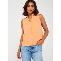 Vero Moda Sleeveless Shirt - Orange